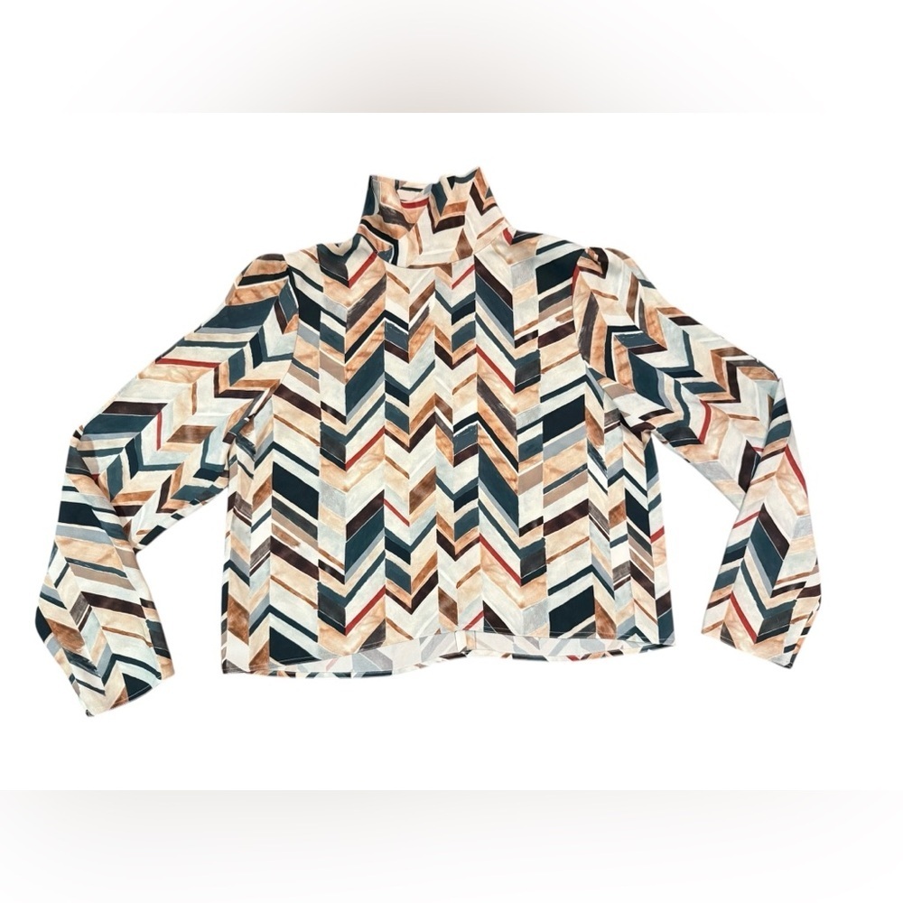 Aritzia Babaton Campbell Blouse Size Large - Picture 3 of 10